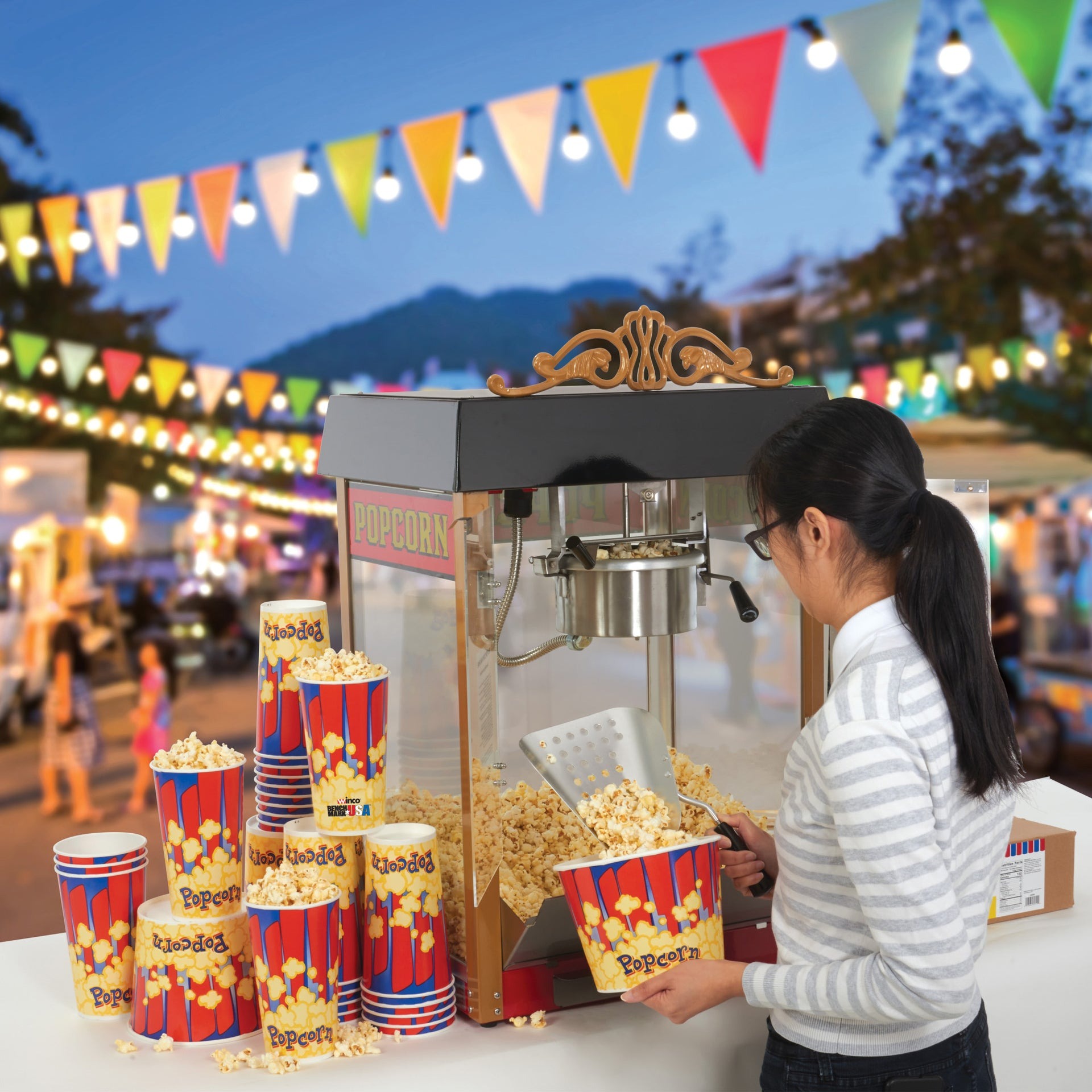 Popcorn Machine On State Fair