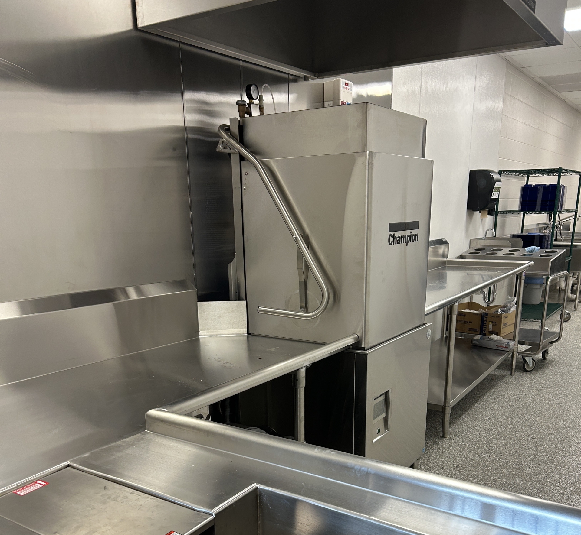Dish Room and Sanitation Station